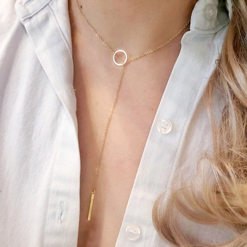 Minimalist "A Walk Through Life" Charm Necklace